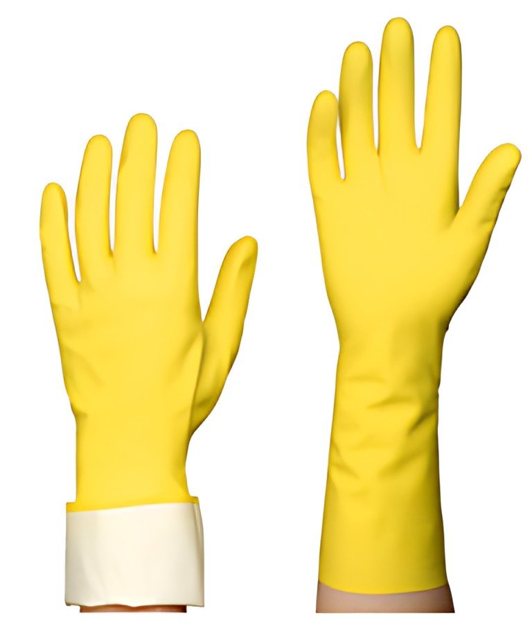 Spontex Gant en latex Multi-Use, taille: M, jaune