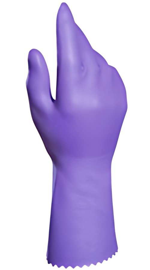 Spontex Gant en latex Extra Comfort, taille: L, lilas