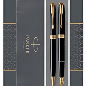 PARKER Set de stylos SONNET Laque Noire G.T.
