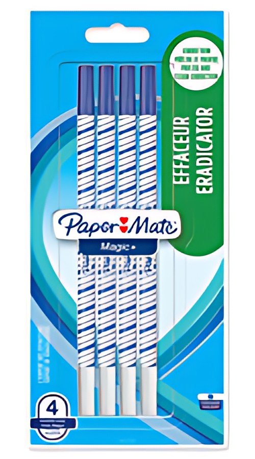 Paper:Mate Effaceur d'encre "Magic +", carte blister de 4