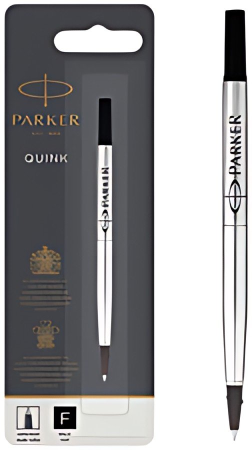 PARKER Recharge pour rollerball QUINK, 0,5 mm, blister, noir