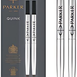 PARKER Recharge pour rollerball QUINK, blister de 2, noir