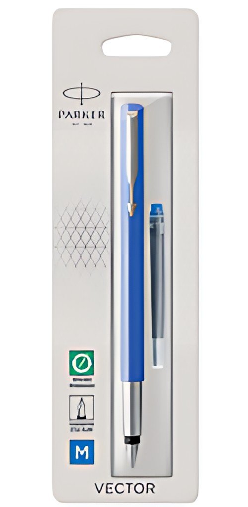 PARKER Stylo plume VECTOR, taille de plume: M, bleu