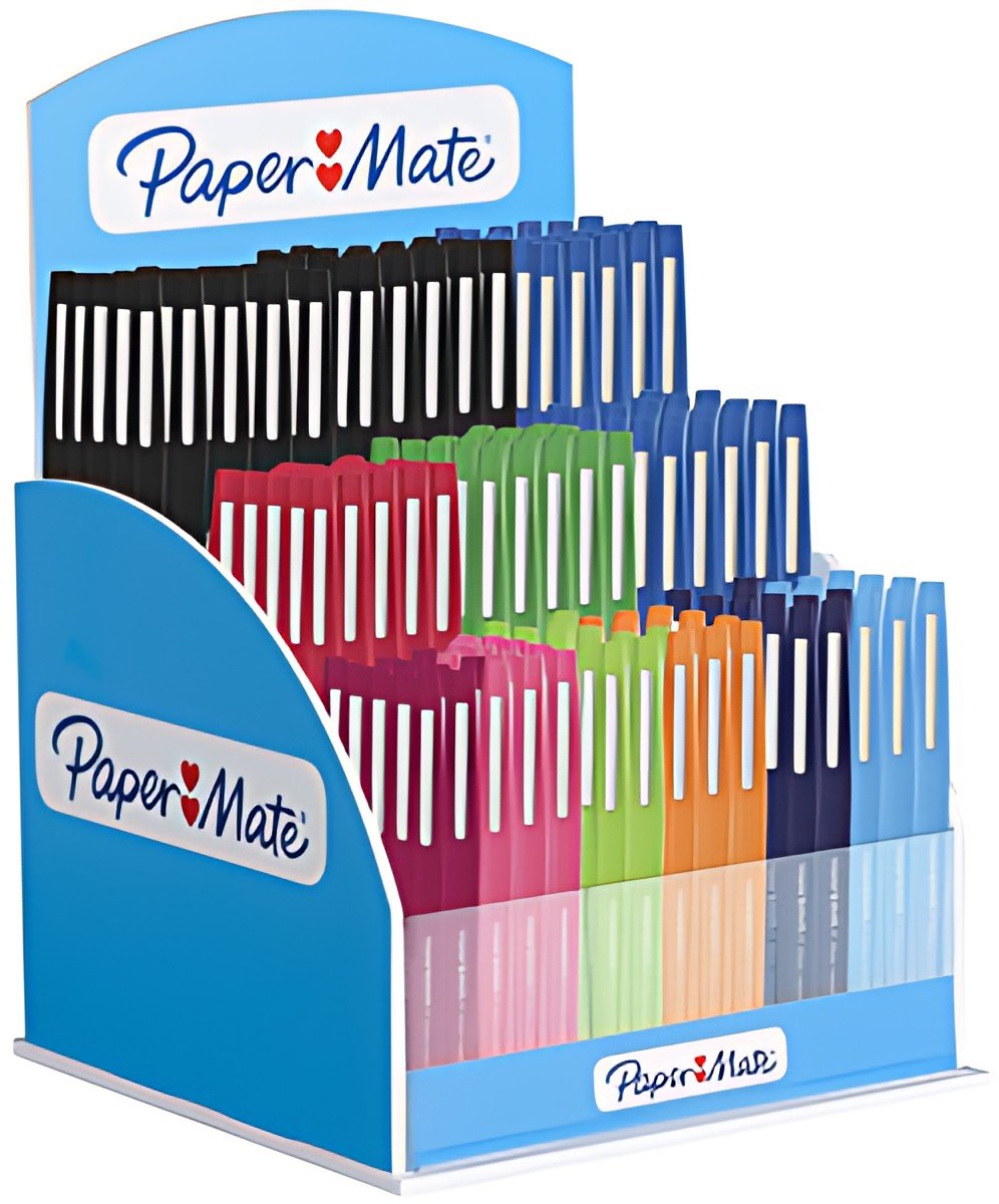 Paper:Mate Feutre Flair Original, présentoir de 168 pièces