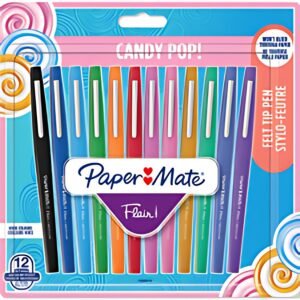 Paper:Mate Stylo feutre Flair "Candy Pop", étui de 12