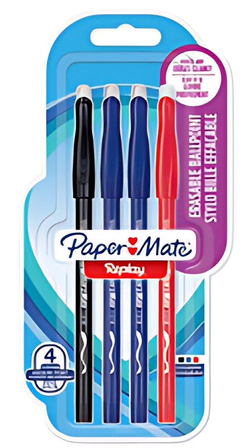 Paper:Mate Stylo à bille Replay, blister de 4