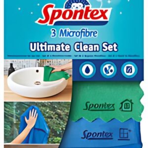 Spontex Chiffon microfibres Ultimate Clean, set de 3