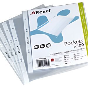 Rexel Pochette Top Qualité, A5, PP, transparent, 0,08 mm