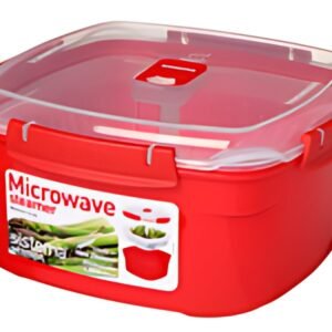 Sistema Boîte pour micro-ondes MEDIUM STEAMER, 2,4 l, rouge