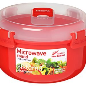 Sistema Boîte pour micro-ondes ROUND, 915 ml, rouge