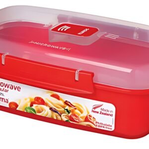 Sistema Boîte pour micro-ondes RECTANGULAR, 1,25 l, rouge