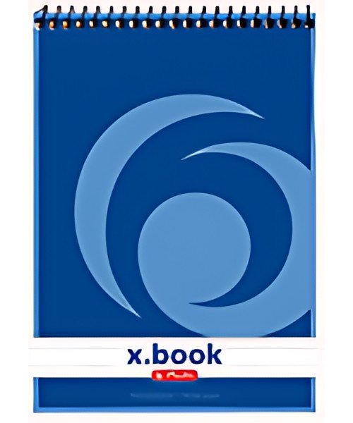 herlitz Bloc-notes à spirale x.book, A6, 50 pages, ligné