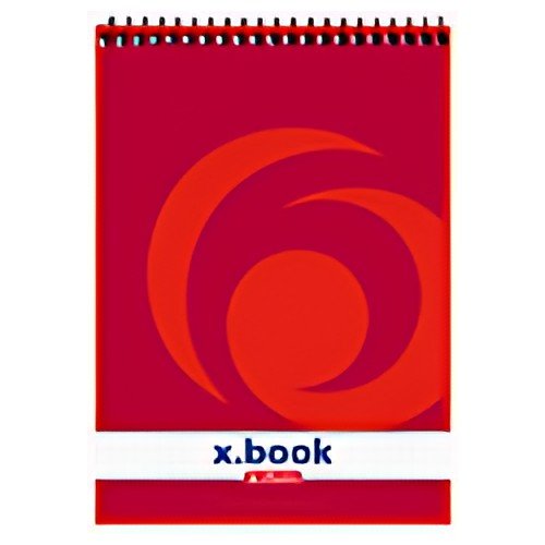 herlitz Bloc-notes à spirale x.book, A7, 50 pages, quadrillé