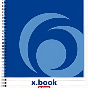 herlitz Cahier à spirales x.book A5, 160 pages, ligné