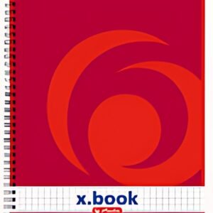 herlitz Cahier à spirales x.book A5, 160 pages, quadrillé