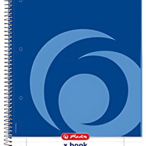 herlitz Cahier à spirales x.book, A4, 160 pages, ligné