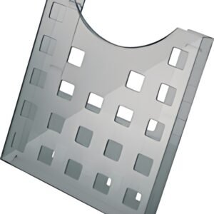 helit Porte-brochures "the grid", A4, gris-transparent