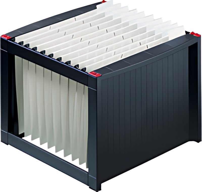 helit Bac pour dossiers suspendus "the rack", noir