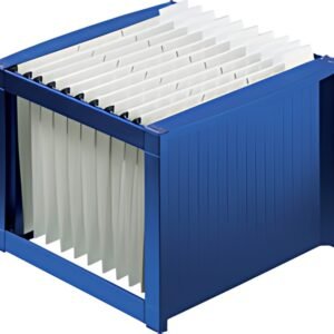 helit Bac pour dossiers suspendus "the rack", bleu