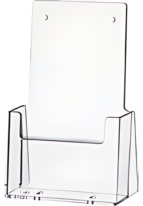 helit Porte-brochures de table "the helpdesk", transparent
