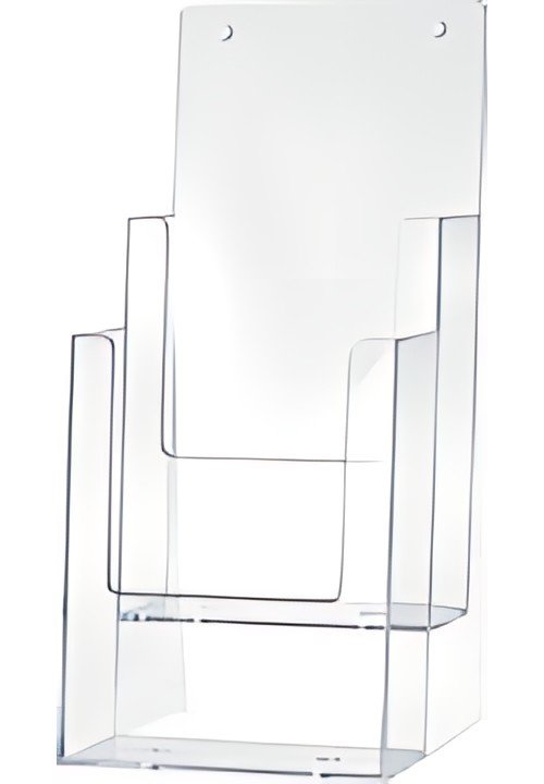 helit Porte-brochures de table "the helpdesk", transparent