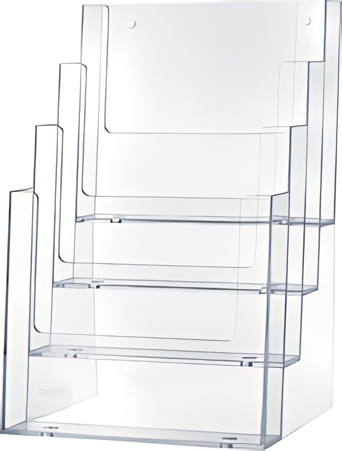 helit Porte-brochures de table "the helpdesk", A5 portrait