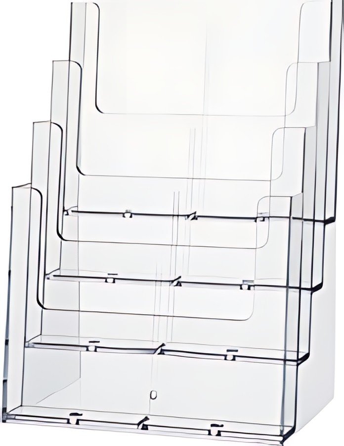 helit Porte-brochures de table "the helpdesk", A4 portrait