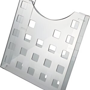 helit Porte-brochures "the grid", A4 portrait, transparent