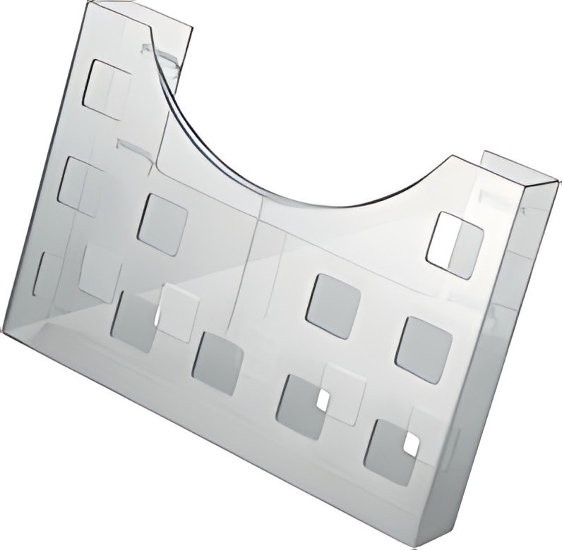 helit Porte-brochures "the grid", A5 /2x A6, transparent