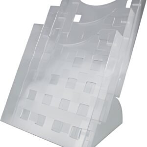 helit Porte-brochures de table "the step grid", transparent