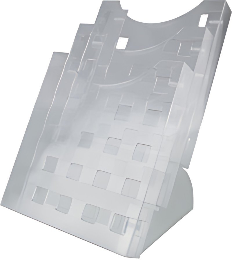 helit Porte-brochures de table "the step grid", transparent