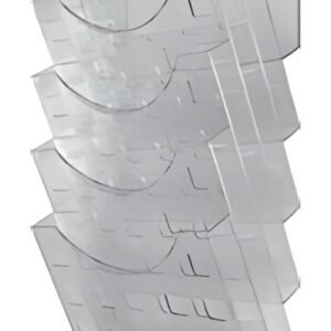 helit Porte-brochures mural "the grid wall", transparent