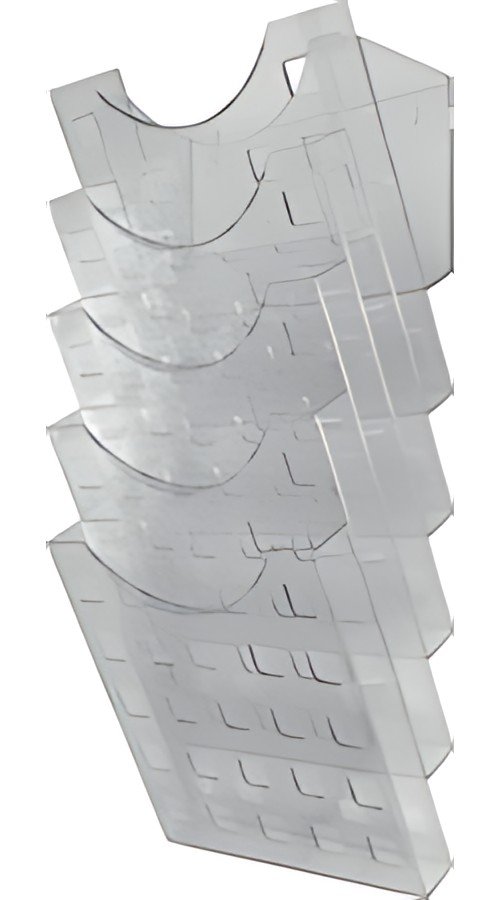 helit Porte-brochures mural "the grid wall", transparent