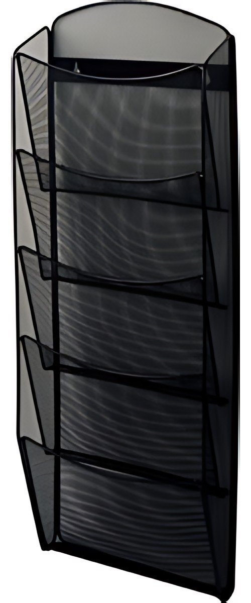 helit Porte-brochures mural "the news network", noir