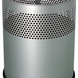 helit Corbeille à papier "the dot", 15 L, argent