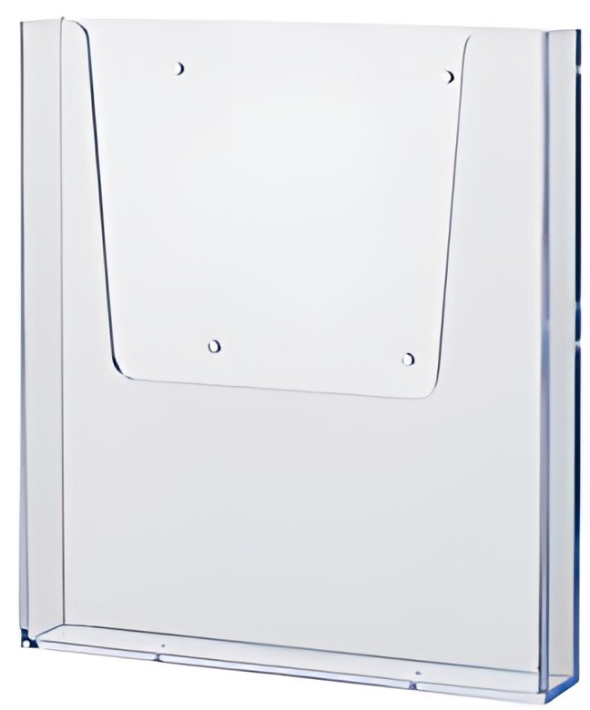 helit Porte-brochures mural "the help wall", A4, transparent