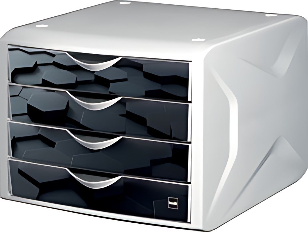 helit Module de classement the chameleon, décor dark hexagon