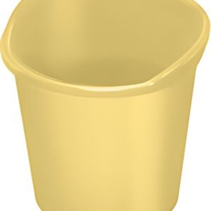helit Corbeille à papier "the joy", PP, 13 litres, jaune