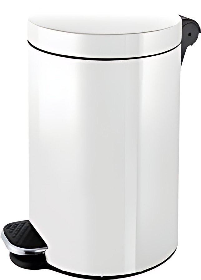 helit Poubelle cosmétique à pédale avec ions d'argent