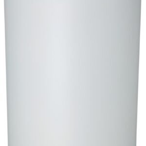 helit Poubelle en métal "the dome", 50 litres, blanc