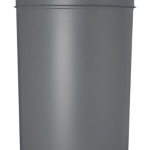 helit Poubelle en métal "the dome", 30 litres, gris moyen