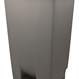 helit Poubelle à pédale "the step chief", 120 litres, jaune
