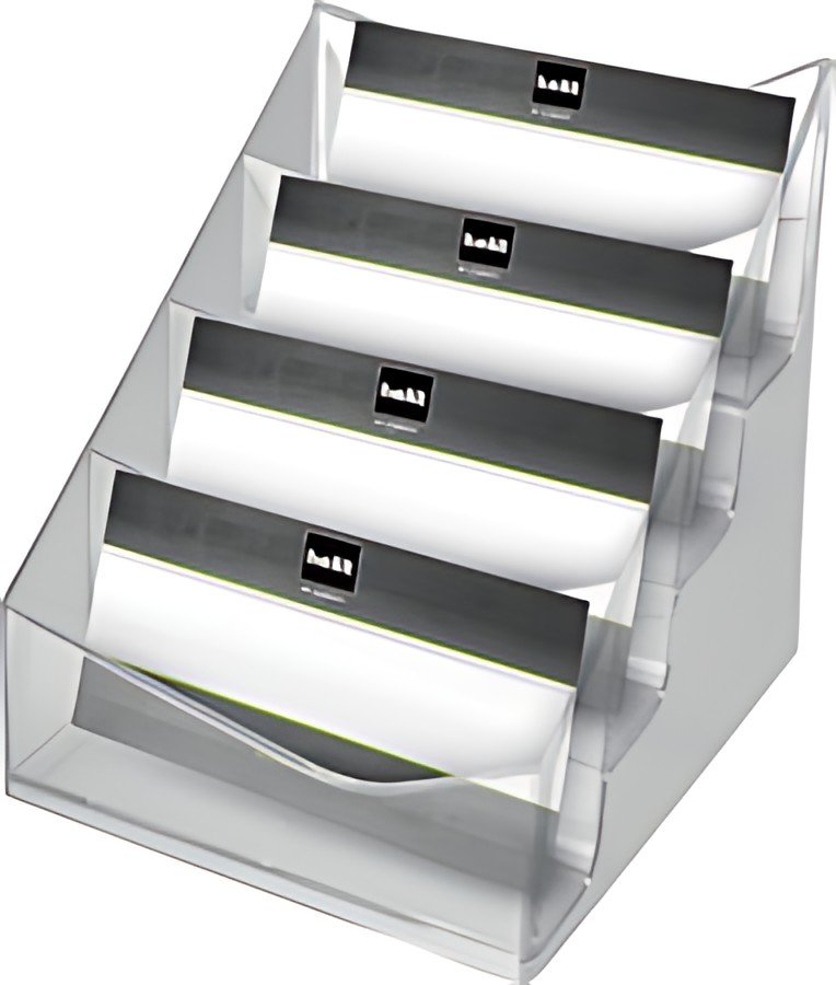 helit Porte-cartes de visite "the helpdesk", transparent