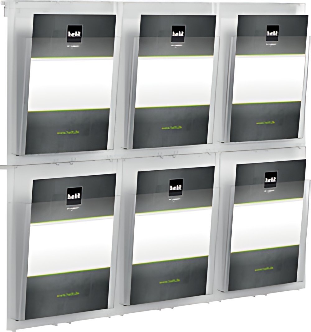 helit Porte-brochures mural "the placativ", transparent