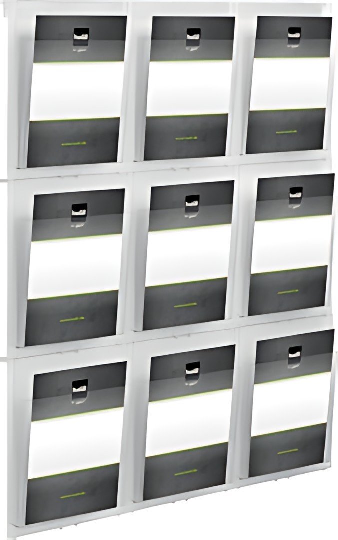 helit Porte-brochures mural "the placativ", transparent