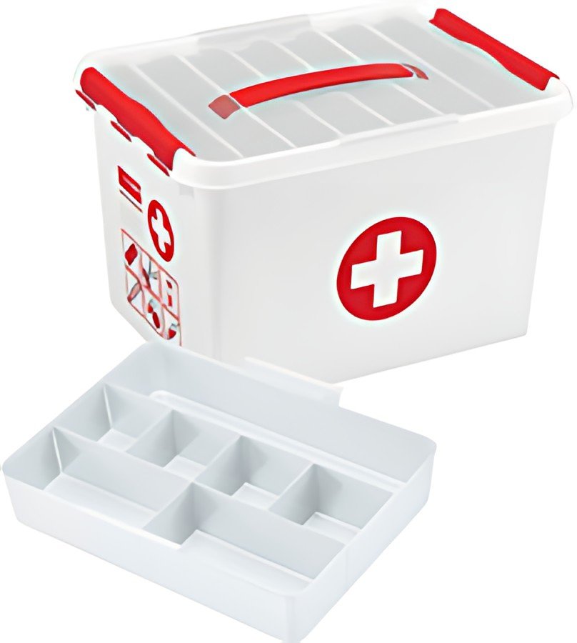 helit Boîte de rangement "q-line" - Premiers secours