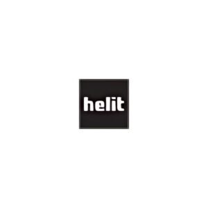 helit Tapis de souris "the leather pad", en cuir, noir
