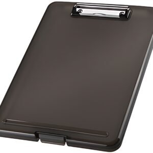 helit Porte-bloc avec compartiment "the clip", A4, gris