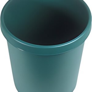 helit Corbeille à papier "the german", rond, 30 litres, vert