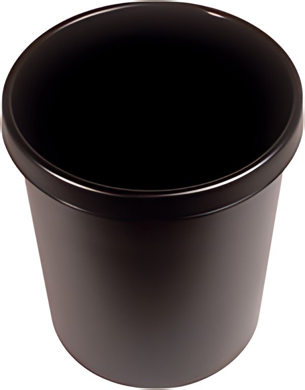 helit Corbeille à papier "the german", 30 litres, PE, marron